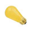 Bulbrite 701801 - 11S14CY - Ceramic Yellow 11 Watt S14 Sign Bulb