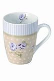 Review Typhoon Europe  / Typhoon Vintage Floral Cream Hand-decaled Fine Porcelain Mug - 6 Pack
