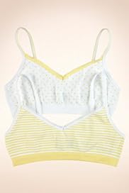2 Pack Older Girls Seamfree Assorted Bra Tops