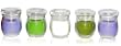 Viatek Mini Battery Operated Scented Candles in Jars, Set of 5