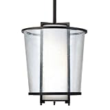 Bennington 15 1/4 High Iron Bronze Outdoor Hanging Light