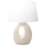 Lampe ceramique design zen blanc