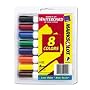 Marks-A-Lot Dry Erase Marker Set, Chisel Tip, 8 Colors/Set AVE24411