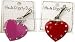 Haute Diggity Dog Porcelain Heart Charms w/Rhinestones, Colors: PINK