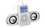 CTA DIGITAL iPod Fold-Up Amplified Aluminum Speakers ( White )