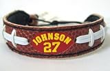 Kansas City Chiefs Larry Johnson Classic Football Jersey Bracelet