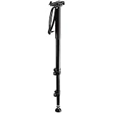  : Bogen - Manfrotto Video Pro Monopod Black Anodized with sliding camera plate