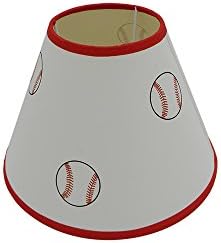 Outstanding Household Mini Ceramic Table Lamp with Frabic Shade (Baseball)