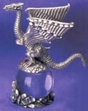 Diamond-Cut Dragon with Wings Crystal Topper