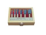 Woodline USA WL-1021-6 6-Piece 1/2-Inch Shank Straight Bit Set