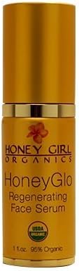 Honey Girl Organics Honeyglo Regenerating Face Serum 1 Fl Oz 95% Organic