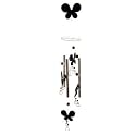 Sequined Butterfly Wind Chime, Black
