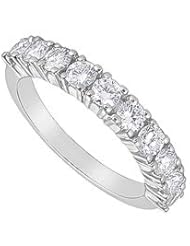 Diamond Ring 14K White Gold - 1.00 CT Diamonds