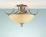 Hummingbird 16 Wide Semi-Flushmount Ceiling Fixture