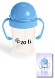 ZoLi Bot Straw Sippy Cup Blue