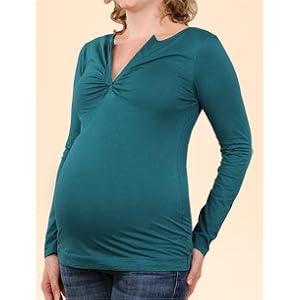 Buy A Pea in the Pod: Long Sleeve V-neck Maternity T Shirt by A Pea in the Pod