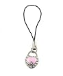 Cell Phone Charm - C16 - Strap Style - Heart Purse ~ Pink
