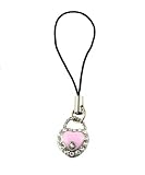 Cell Phone Charm - C16 - Strap Style - Heart Purse ~ Pink