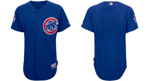 Chicago Cubs Blank Blue 2011 MLB Authentic Jerseys Cool Base Jersey 48-56 Drop Shipping