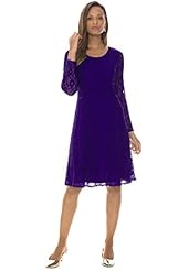 Plus Size Lace Princess Seams   Waistline Long Sleeves Round Neck  Dress with a Brush/Sweep Train 