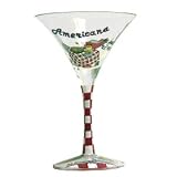 AMERICANA MART MARTINI - SET OF TWO AMERICANA MART MARTINI TIME GLASSES