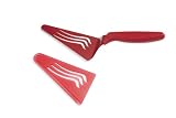 Kuhn Rikon Small 10-1/2-Inch Wedge Serving Knife, Red