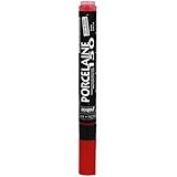 Pebeo Porcelaine 150 China Paint Bullet Tip Marker, Scarlet Red