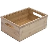 DVD and Video Storage Box - Bamboo