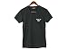 EMPORIO ARMANI エンポリオ アルマーニ アンダーウェア 110886 CC540 20 BLACK ブラック/グレー Vネック Tシャツ M [平行輸入品]