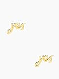 Kate Spade Say Yes Stud Gold Earrings