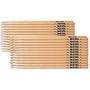 Nova 12-Pair Hickory Drumsticks (Nylon Rock)