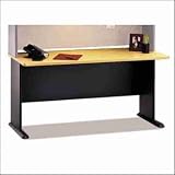 60in. Desk In Beech Finish By Bush Furniture