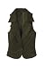 Signature Luxe Corduroy Collection: Notch-Collar Vest (misses 6 BLACK)