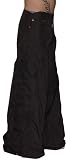 Ghast 32 Fat Bottom Raver Pants (Black), Wide Leg Rave Pants, Dance Team Pants