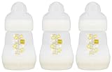 MAM  160ml Anti Colic Bottle (Gold,Pack of 3)