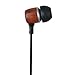Francois et Mimi Elite Genuine 3.5mm Wood in-Ear Noise-isolating Earbuds Headphones with Mic, Retail Packaging!