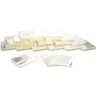 2000 Clear PVC Bags Self Adhesive Sealable Jewelers 3" x 3"