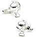 Sterling Globe Cufflinks