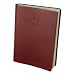 Red Embossed Heart Leather Journal - Lined