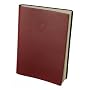 Red Embossed Heart Leather Journal - Lined