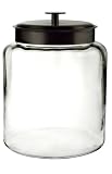 Anchor Hocking 2-Gallon Montana Jar with Black Metal Lid