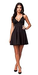 Polyester/Spandex Cocktail Bandeau Neck Club Dress 