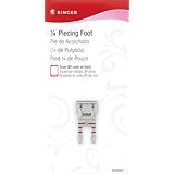SINGER Quarter Inch 1/4 Inch Piecing Snap-On Presser Foot for Low-Shank Sewing Machines