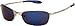 111x8 Comfort Fit Wrap Style Sunglasses for Summer Outdoor Sports - Chrome Frame - Blue Flash