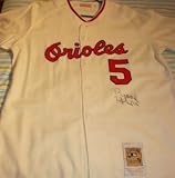 Brooks Robinson autographed Baltimore Orioles Mitchell & Ness throwback jersey