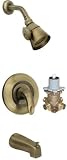 1 Handle Antique Brass Chatham Tub Shower Faucet+Valve