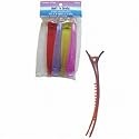 Soft 'N Style Jumbo Translucent Duck Bill Clip 4-1/2" (Pack of 6)