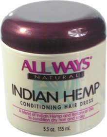 Allways Natural Indian Hemp Hair & Scalp Conditioner 5.3 oz Jar