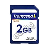 Transcend 2 GB SD Flash Memory Card TS2GSDG