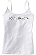 SOUTH DAKOTA - State-series - White Women's / Girls Camisole (Girlie / Babydoll)